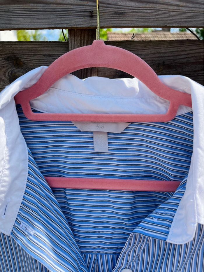 Chemise à rayures - Taille L - photo numéro 7