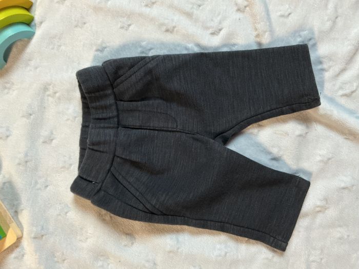 pantalon bleu marine taille élastique kiabi 1 mois - photo numéro 3