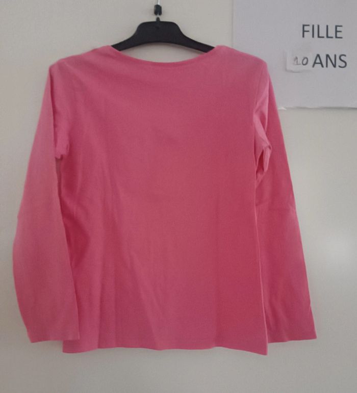 T-shirt ml Tour Eiffel in extenso 10 ans - photo numéro 2