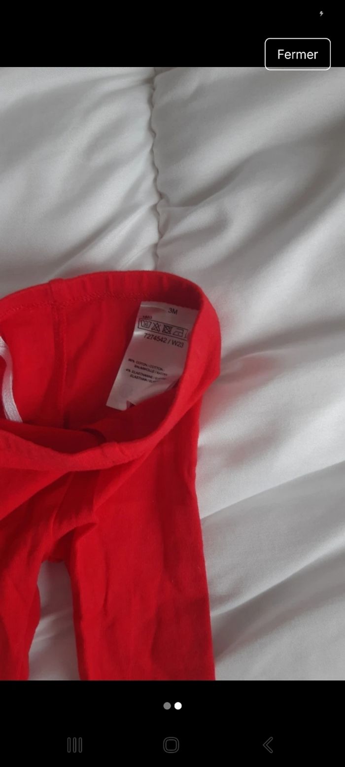 Legging bébé fille 3 mois - photo numéro 2