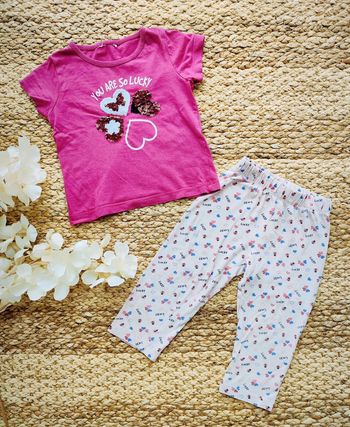 Pyjama 2 pièces fille en coton 94cm (2-3 ans)