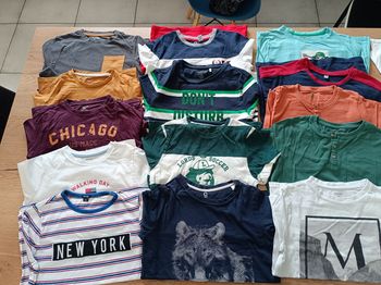 Lot tee shirts manches longues garçon 10 ans