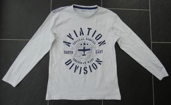 Joli tee-shirt manches longues garçon 10 ans (138 cm) Vertbaudet