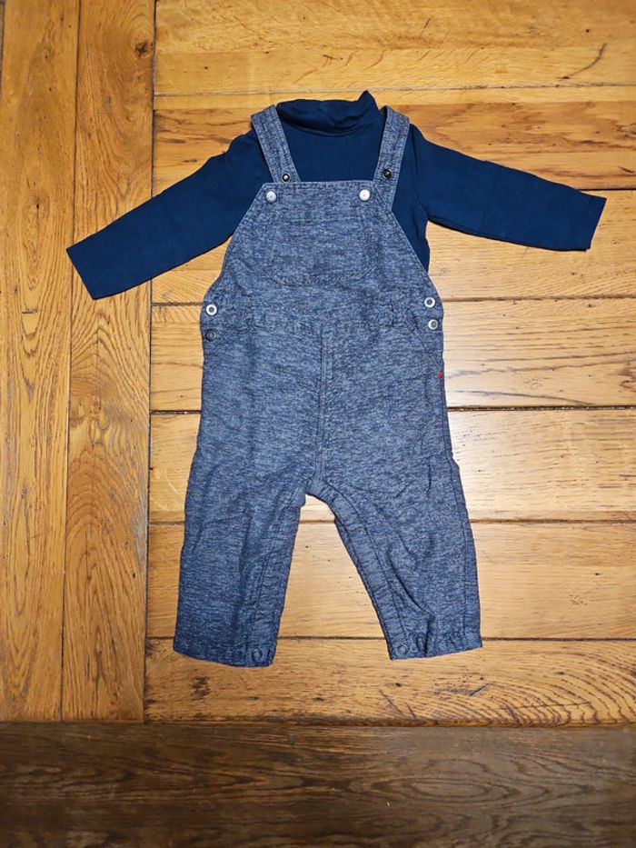 Tenue salopette 12 mois