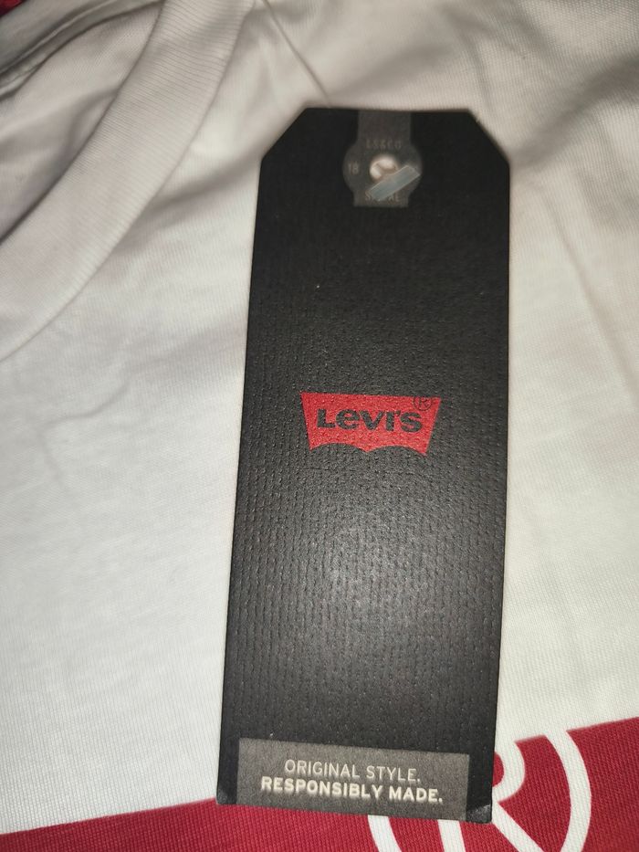 T-shirt blanc Levi's taille L Mixte - photo numéro 4
