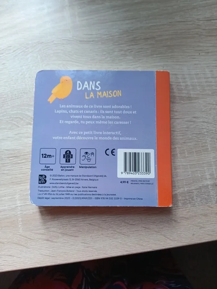 Livre Dans la maison mes animaux tout doux - photo numéro 2