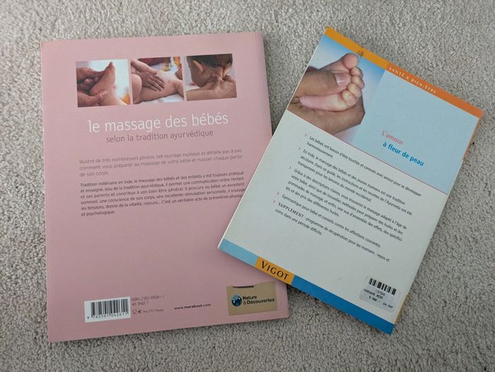 Lots de livres de massage bébé - photo numéro 2
