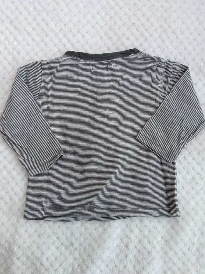 🔸T-shirt Manches Longues Kiabi – 9 mois 🔸 - photo numéro 5