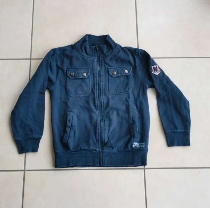 Sweat gilet zippé gémo 6 ans