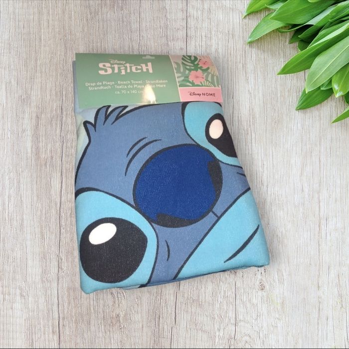 Serviette drap de plage stitch disney - photo numéro 3