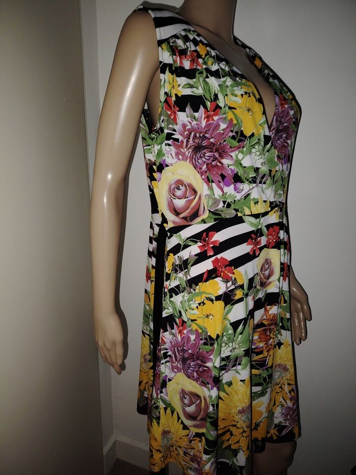 Robe mismash fleurie taille L - photo numéro 3