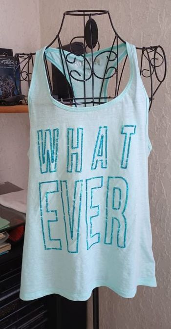 débardeur turquoise tm