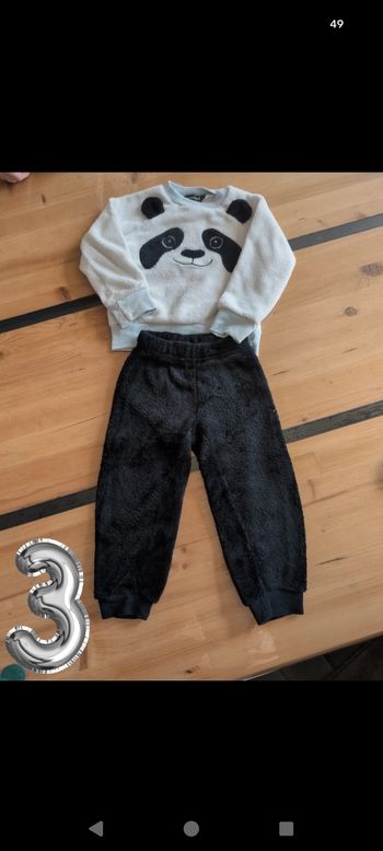 Pyjama mixte 3 ans