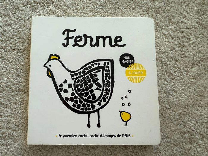 Livre mon imagier à jouer : ferme 🌻