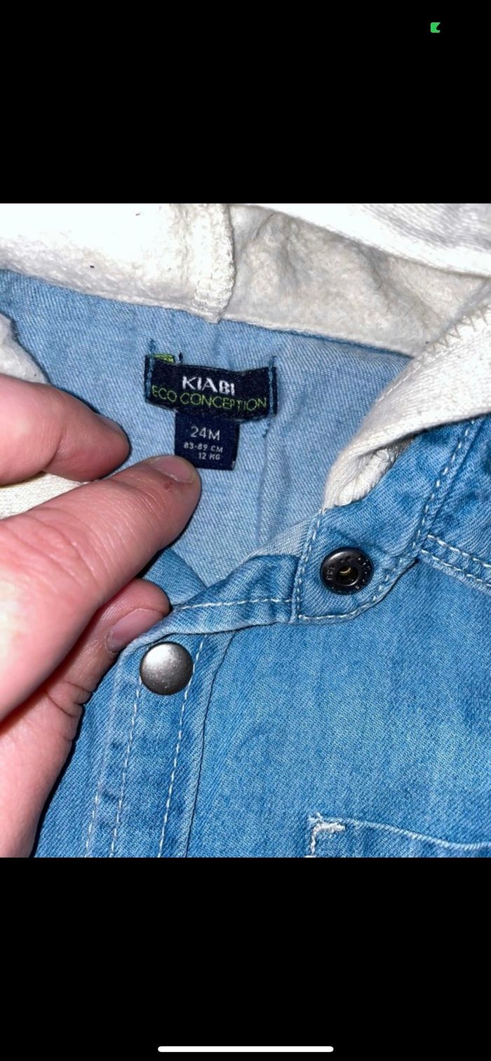 Chemise en jean - Taille 24 mois - TBE - kiabi - photo numéro 3