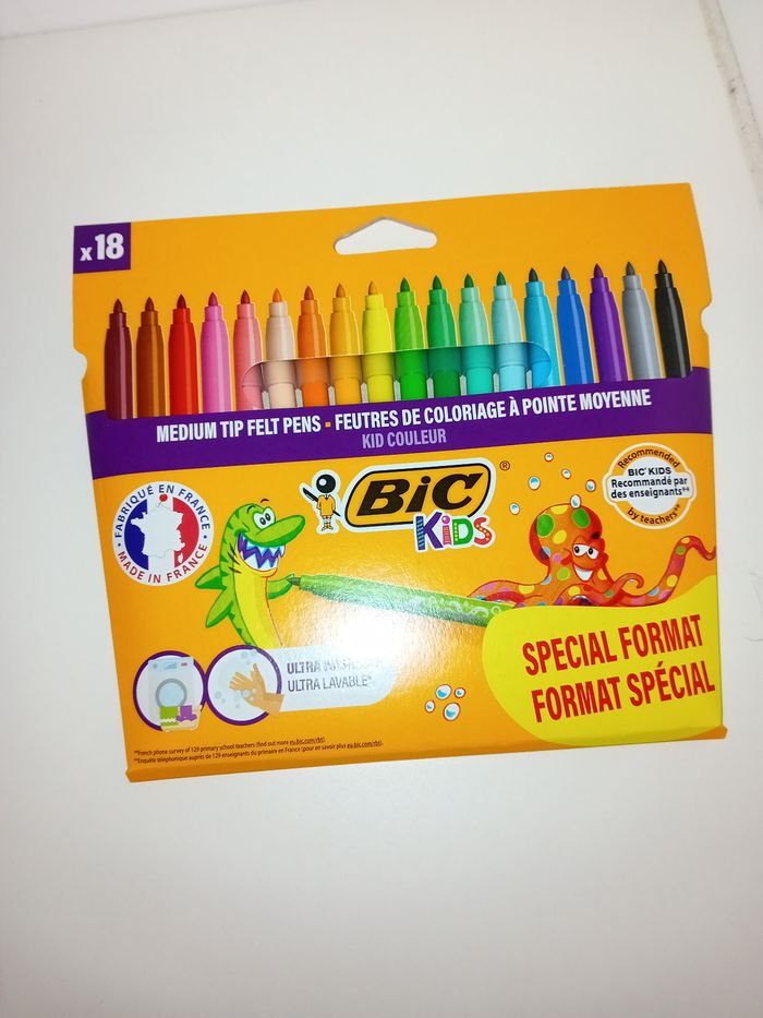 Pochette feutre bic x18