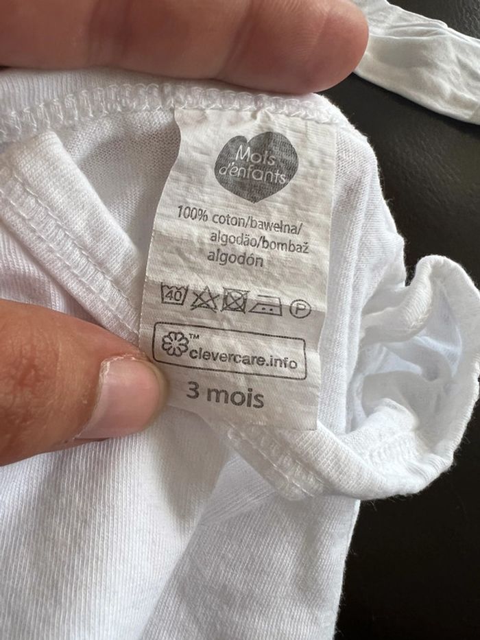 Lot de 3 bodys manches longues - photo numéro 3