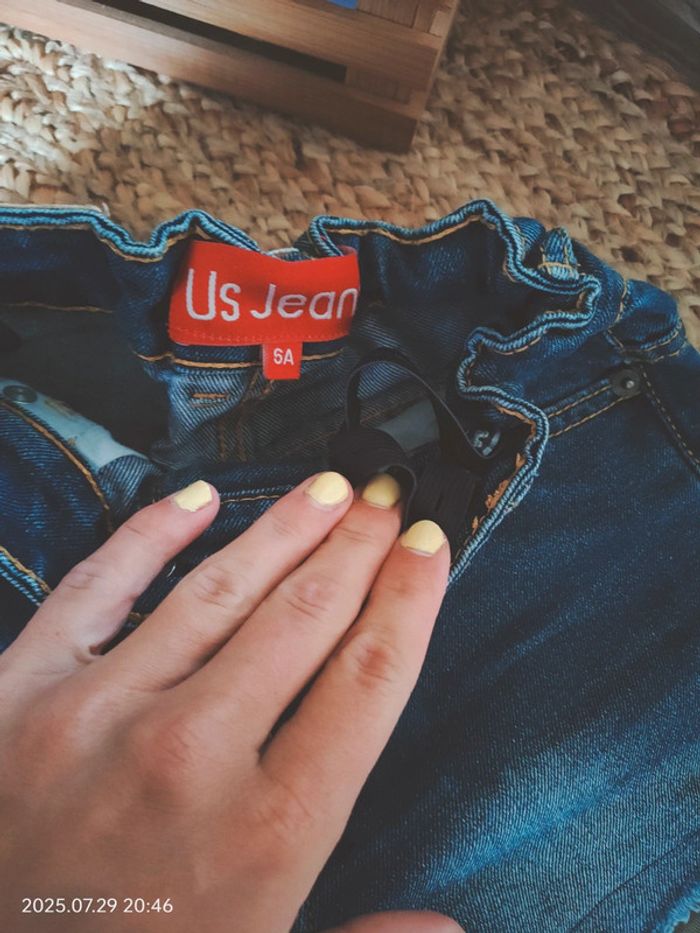 Bermuda US jeans 6 ans - photo numéro 2