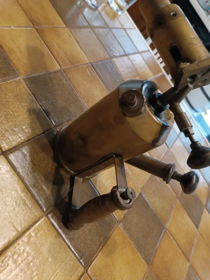 Chalumeau lampe à souder vintage en laiton - photo numéro 4