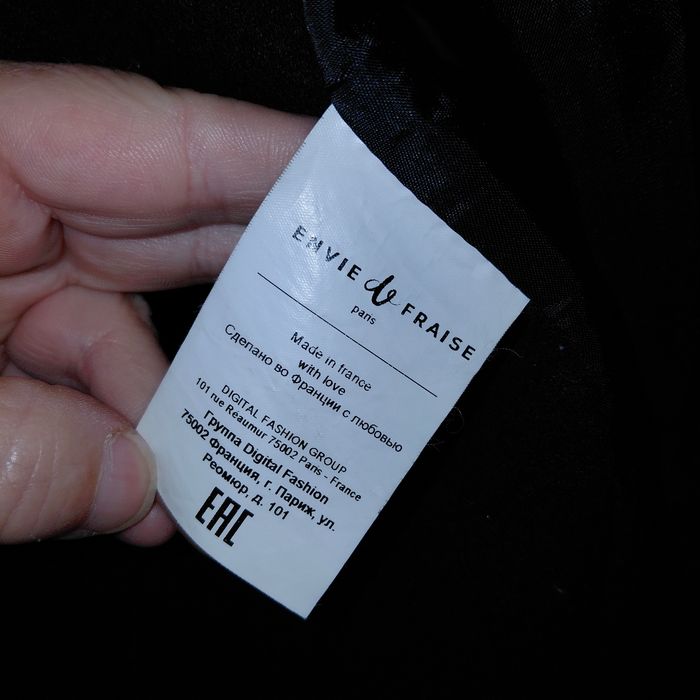 Envie de fraise - manteau de grossesse noir taille 40 - photo numéro 3