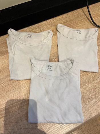 Lot 3 maillots de corps 2-3 ans Kiabi