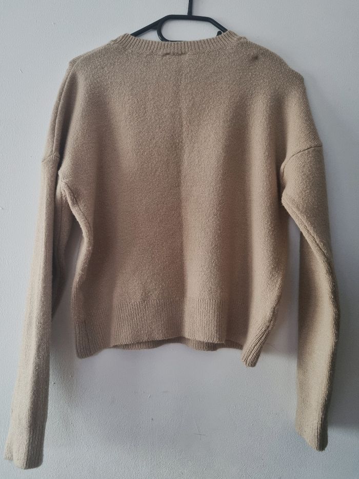Pull  marron clair - photo numéro 2
