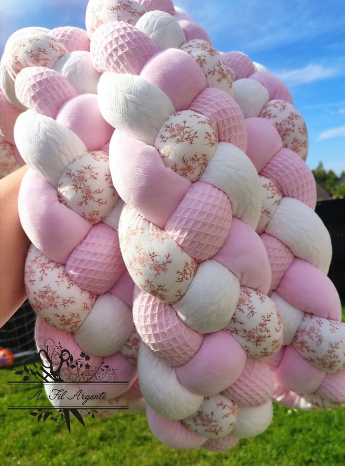 Tresse de lit 3m60 fleurs meriem