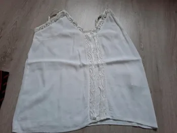 Haut blanc naf naf taille 36