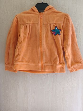 Gilet zippé à capuche Tissaia 24 mois