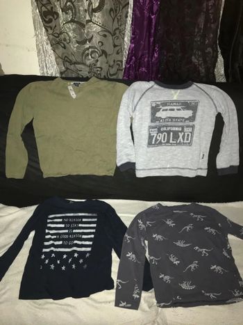 Lot de 4 Hauts garçon – taille 8 ans -diverses marque 5