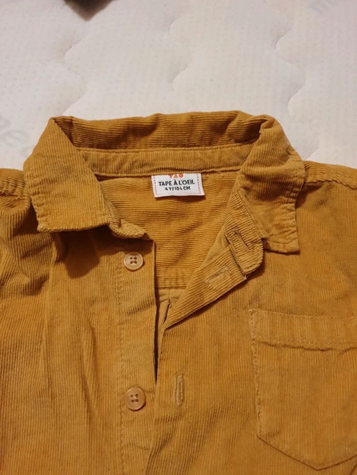 Chemise chic moutarde - photo numéro 3