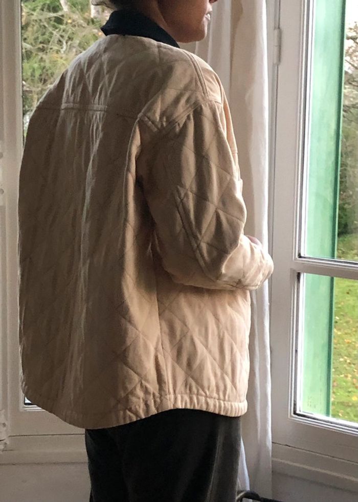 Veste chemise matelassée en jean Topshop - photo numéro 3