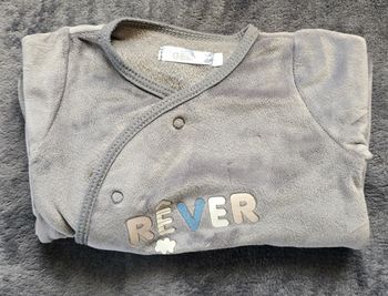 Pyjama bébé en velour