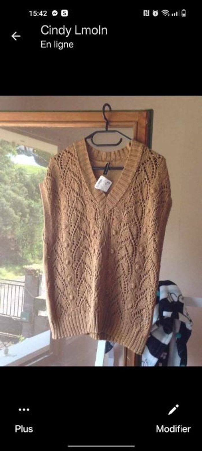 Pull sans manches