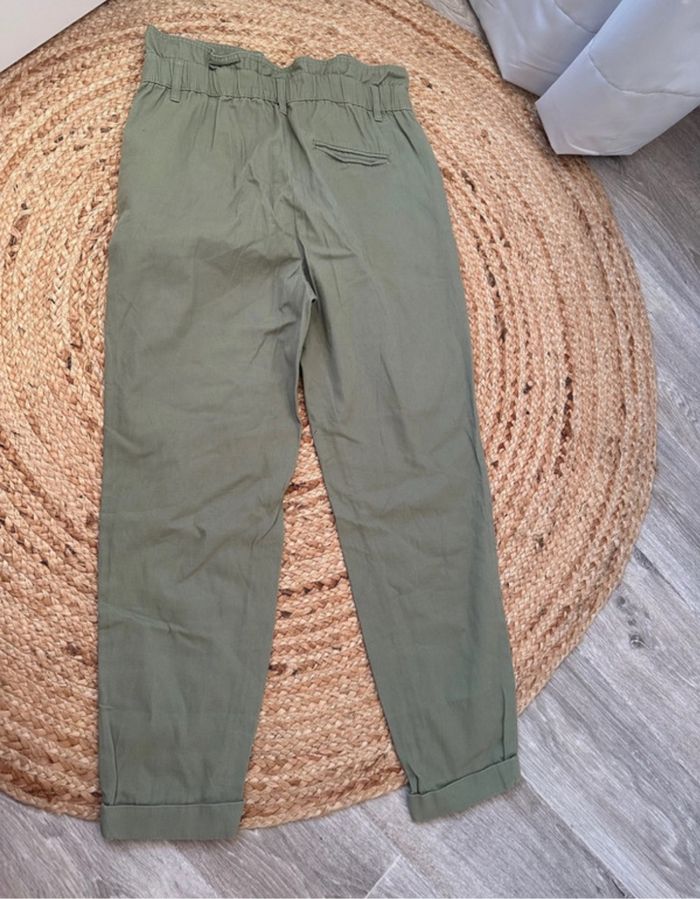 Pantalon droit kaki camaïeu - photo numéro 3