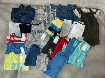 Lot vêtements bébé garçon été