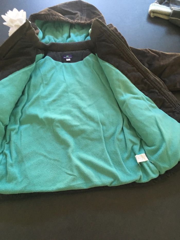 Sergent major ensemble manteau bonnet écharpe vêtement bébé enfant garçon 18/ 24 mois - photo numéro 3