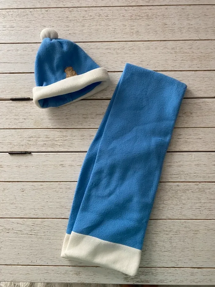 Bonnet + écharpe hiver unisexe garçon ou fille - photo numéro 2
