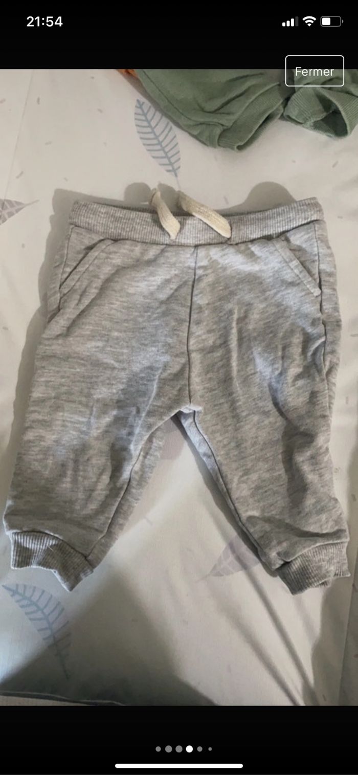 Lot de 5 pantalons 3-6 mois 62 cm - photo numéro 4
