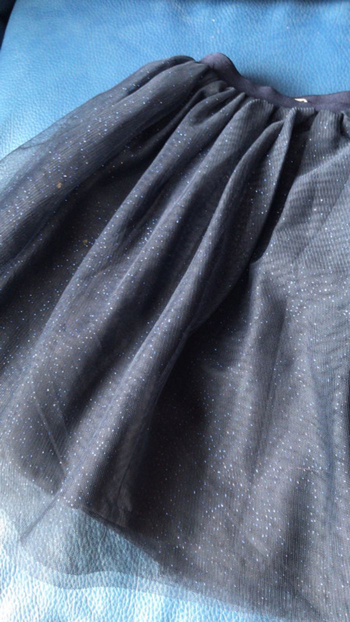 H&M jupe paillettes couleur bleu - photo numéro 2