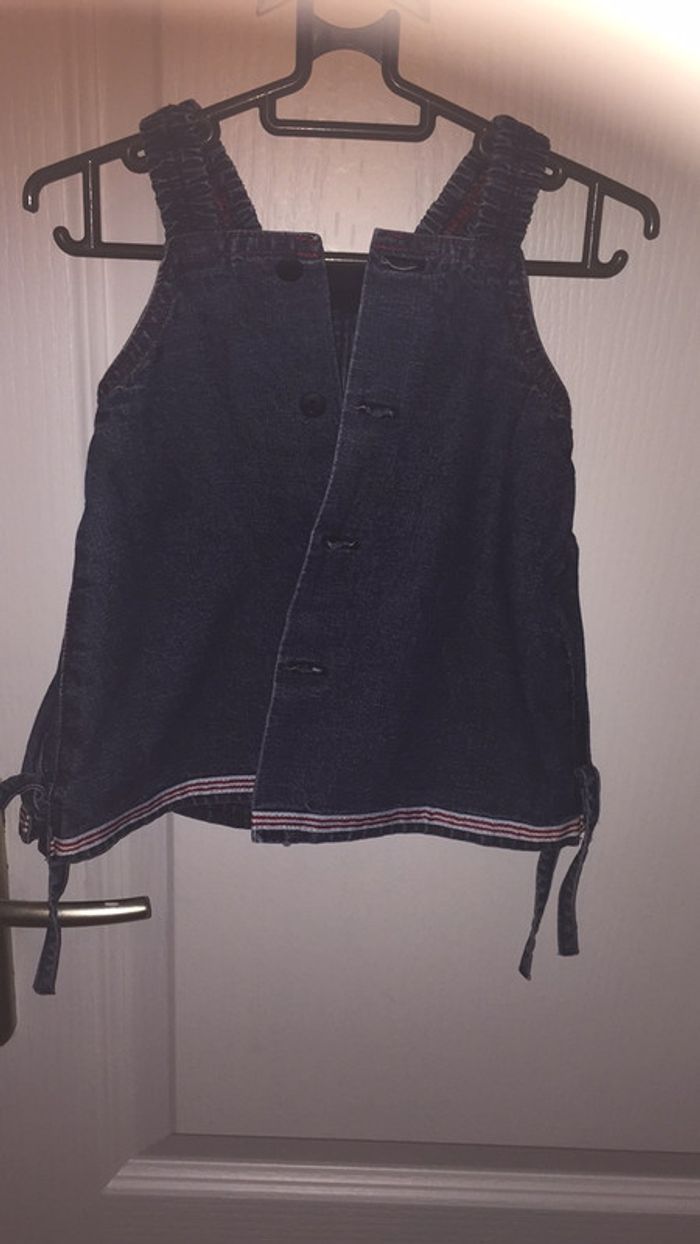 Robe jeans 3mois - snoopy à la plage - photo numéro 4
