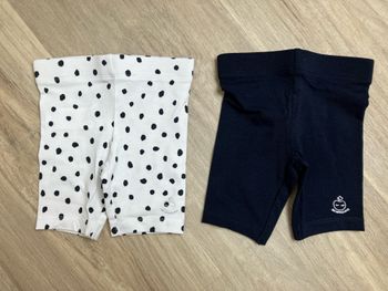 Lot leggings court 3 mois