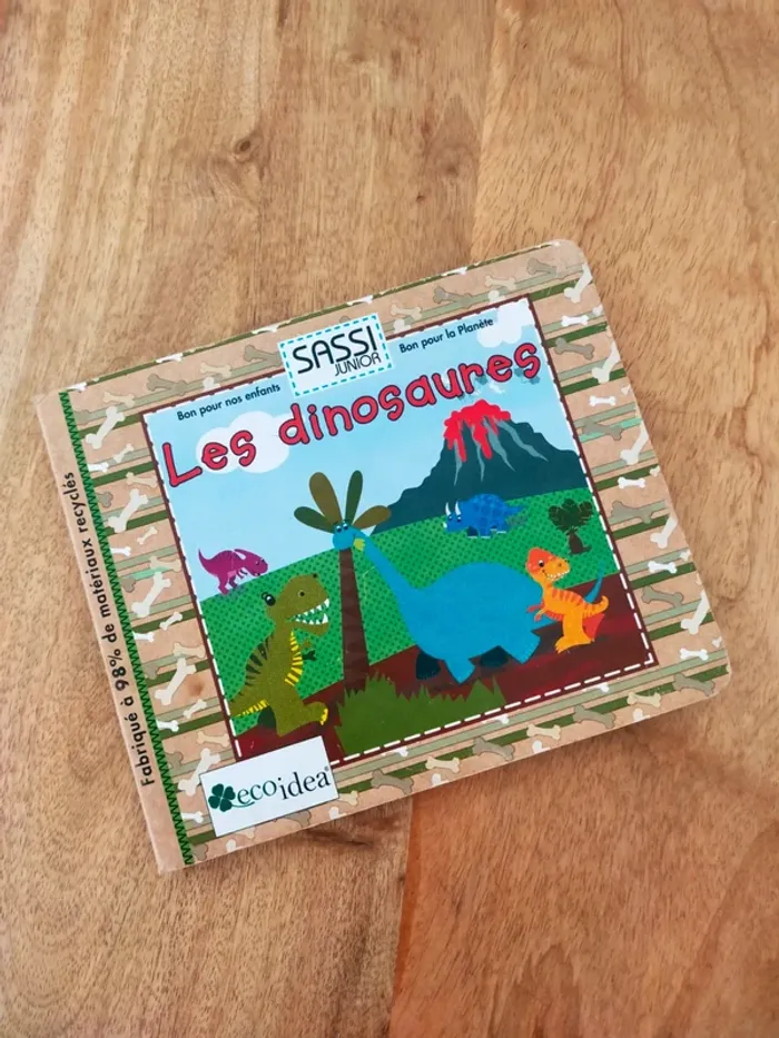 Livre cartonné : les dinosaures 🦕