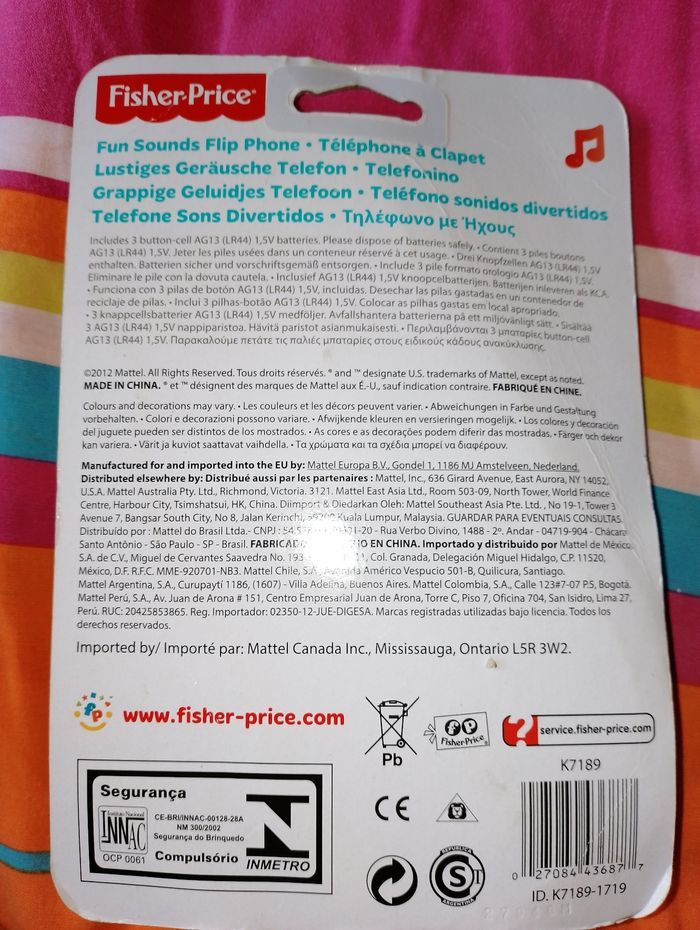 Téléphone 1 er âge neuf Fisher Price - photo numéro 4