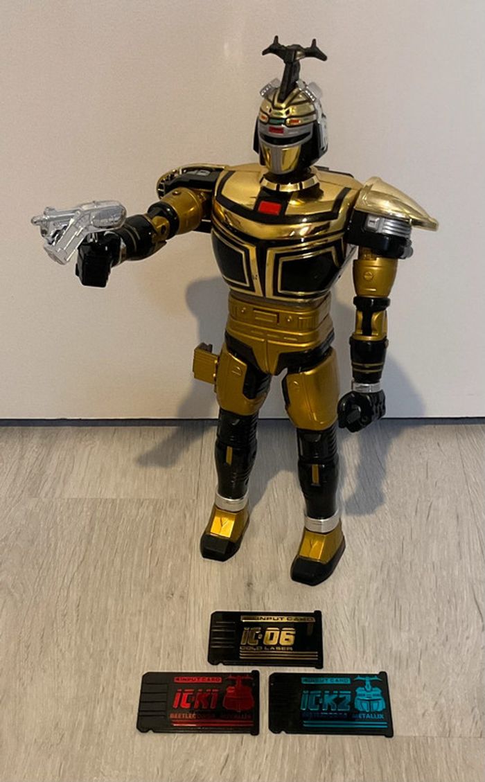 Figurine Robot Saban Beetleborgs Metallix DX B-Fighter Kabuto vintage