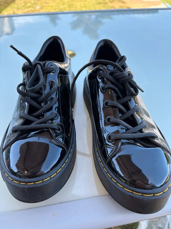 Baskets vernies noires D Franklin - Taille 36 - Très bon état - photo numéro 2