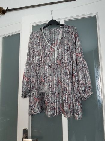 Liquette fluide gris argent 38