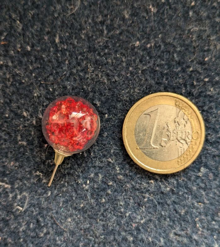 Boucles d'oreilles avec des perles - photo numéro 3