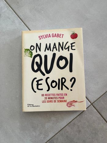 Livre on mange quoi ce soir