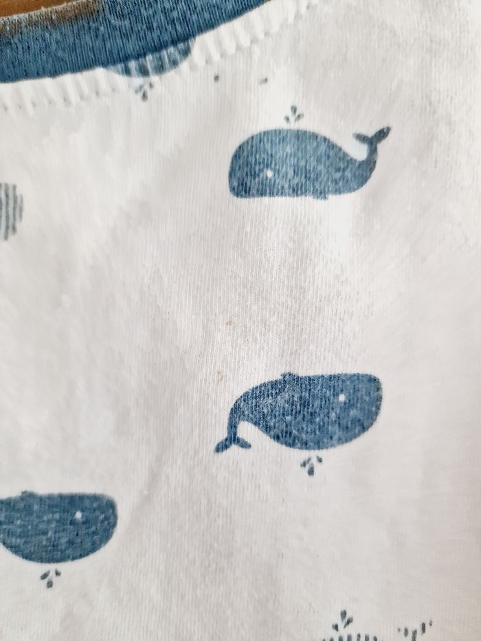 Zeeman - Pyjama 2 pièces, manches longues + pantalon - Baleines (18 mois) - photo numéro 9